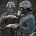 Army breakfast in the field