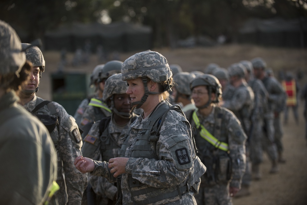 Army breakfast in the field