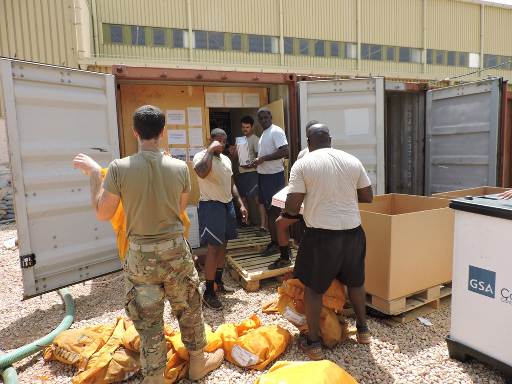 Soldiers in Cameroon receive first mail shipment