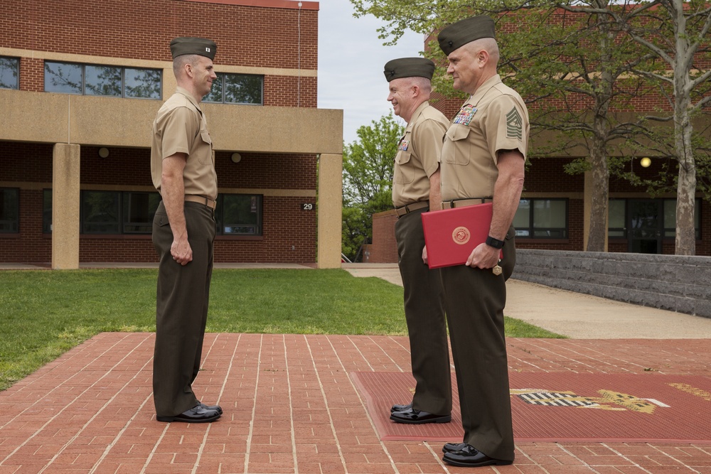 Award Ceremony of U.S. Marine Corps Col. Andrew M. Regan and Capt. Jeffrey J. Rollins