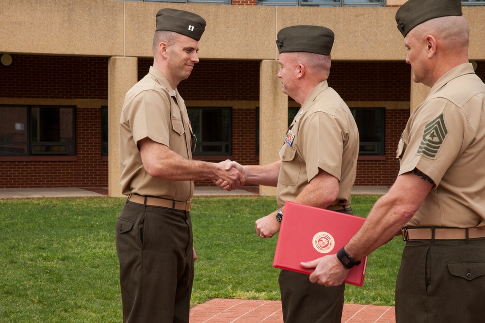 Award Ceremony of U.S. Marine Corps Col. Andrew M. Regan and Capt. Jeffrey J. Rollins