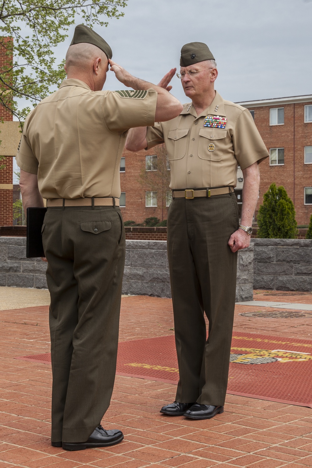 Award Ceremony of U.S. Marine Corps Col. Andrew M. Regan and Capt. Jeffrey J. Rollins