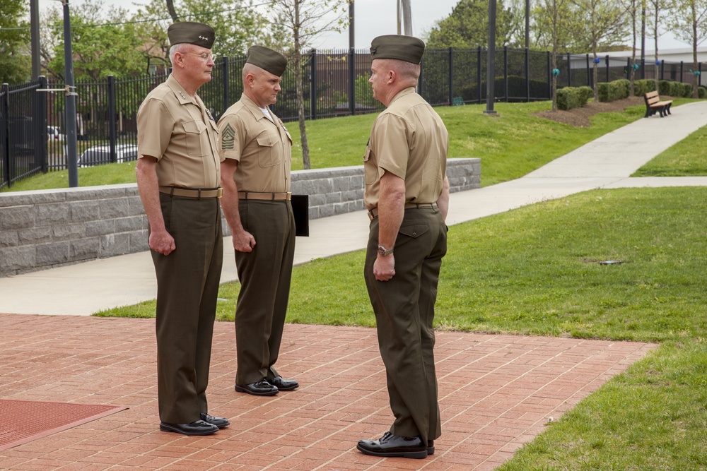 Award Ceremony of U.S. Marine Corps Col. Andrew M. Regan and Capt. Jeffrey J. Rollins