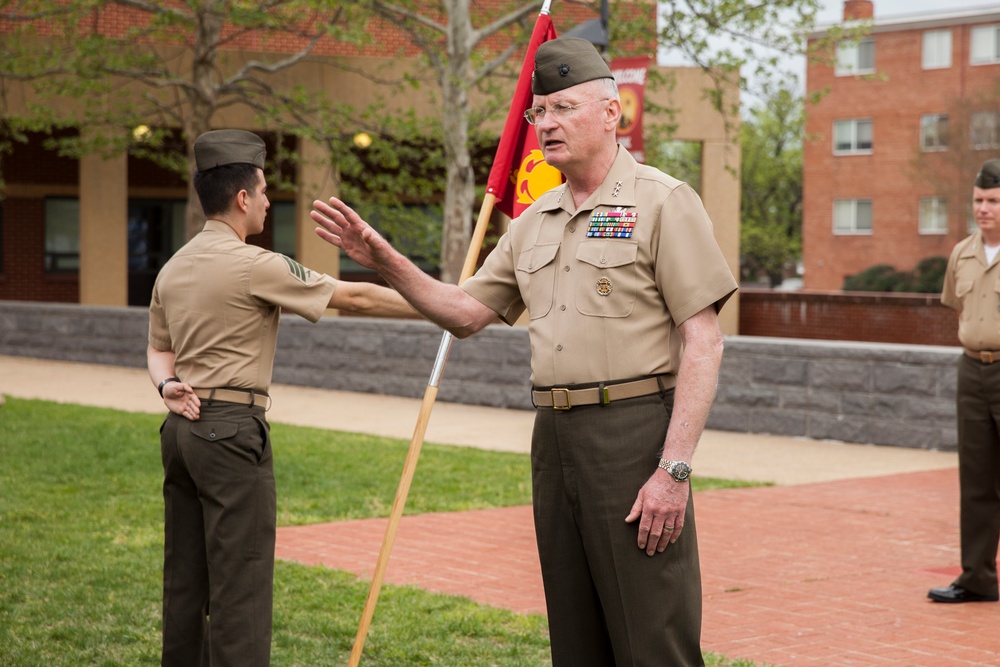 Award Ceremony of U.S. Marine Corps Col. Andrew M. Regan and Capt. Jeffrey J. Rollins