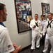 Fleet Week Marines and Sailors tour Miami Dolphins training facility