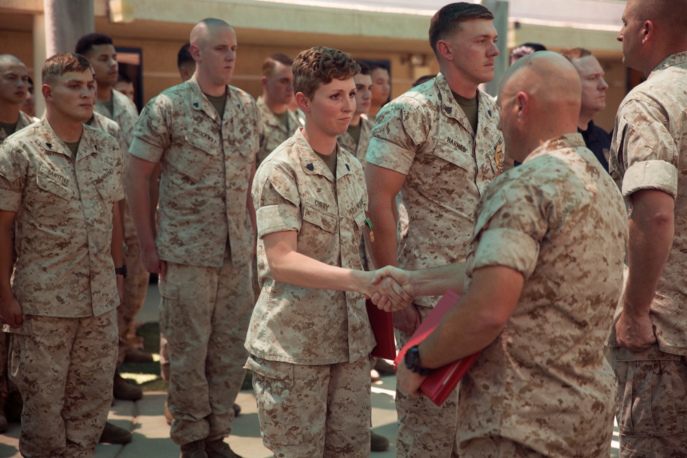 Combat Center Marines, civilians receive awards