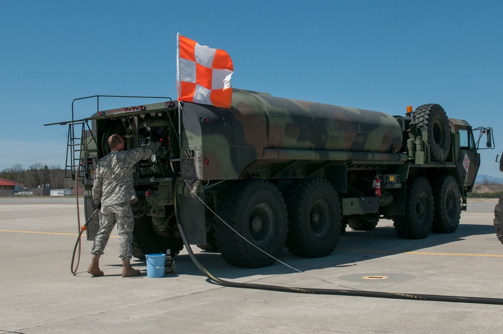 Soldier Starts Defueling