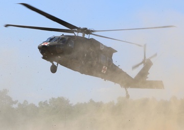 MEDEVAC supports Combined Arms Live-Fire Exercises