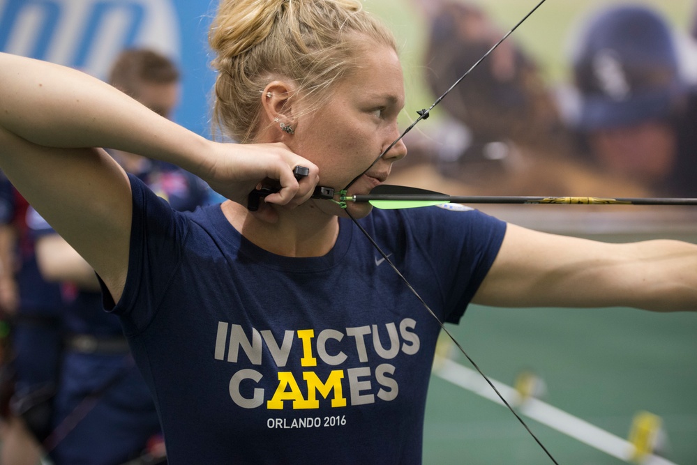 The US Team trains for the 2016 Invictus Games