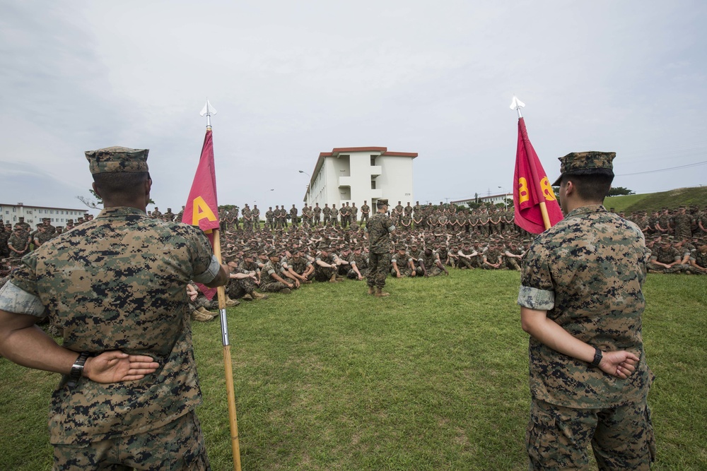 Saying goodbye to 1st Battalion 5th Marines