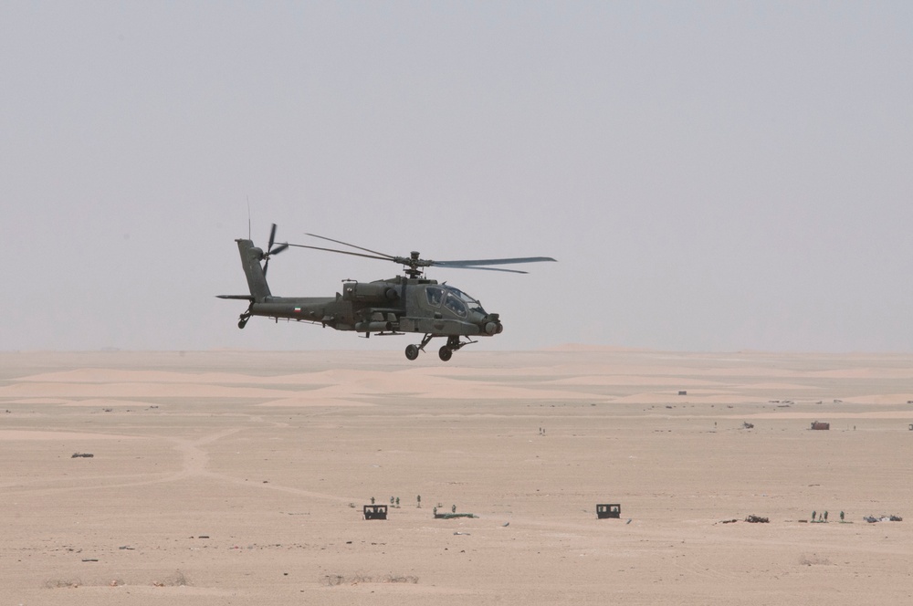KAF, 40th CAB make history with Apache live-fire shoot
