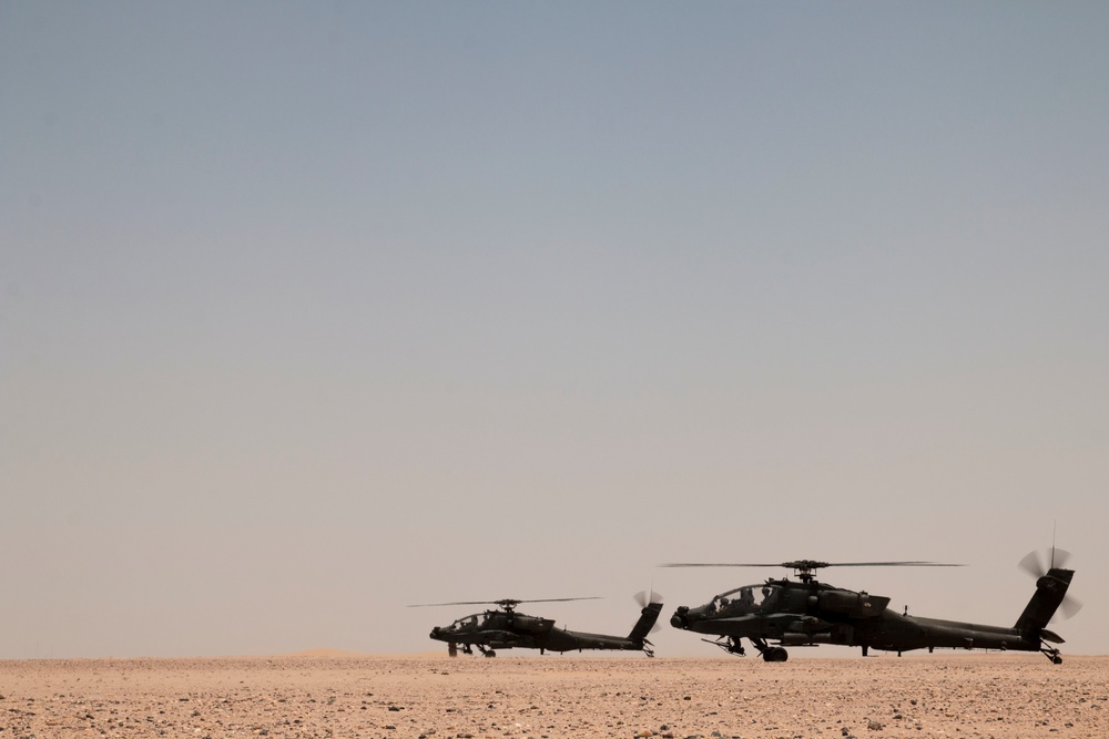 KAF, 40th CAB make history with Apache live-fire shoot