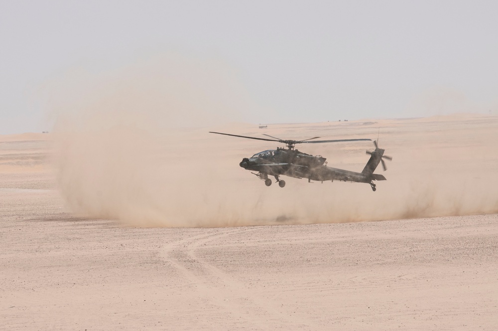 KAF, 40th CAB make history with Apache live-fire shoot