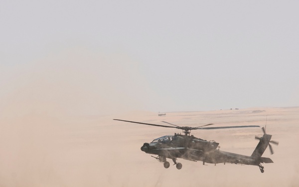 KAF, 40th CAB make history with Apache live-fire shoot