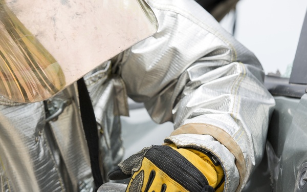 SPMAGTF-CR-AF Marines &amp; Spanish firefighters conduct vehicle extrication training