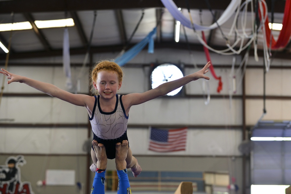 Balancing act: Military child soars over adversities