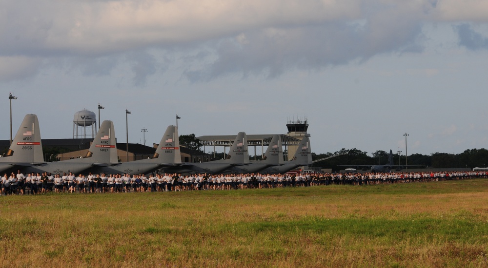 Wingman Week kicks off with flightline run