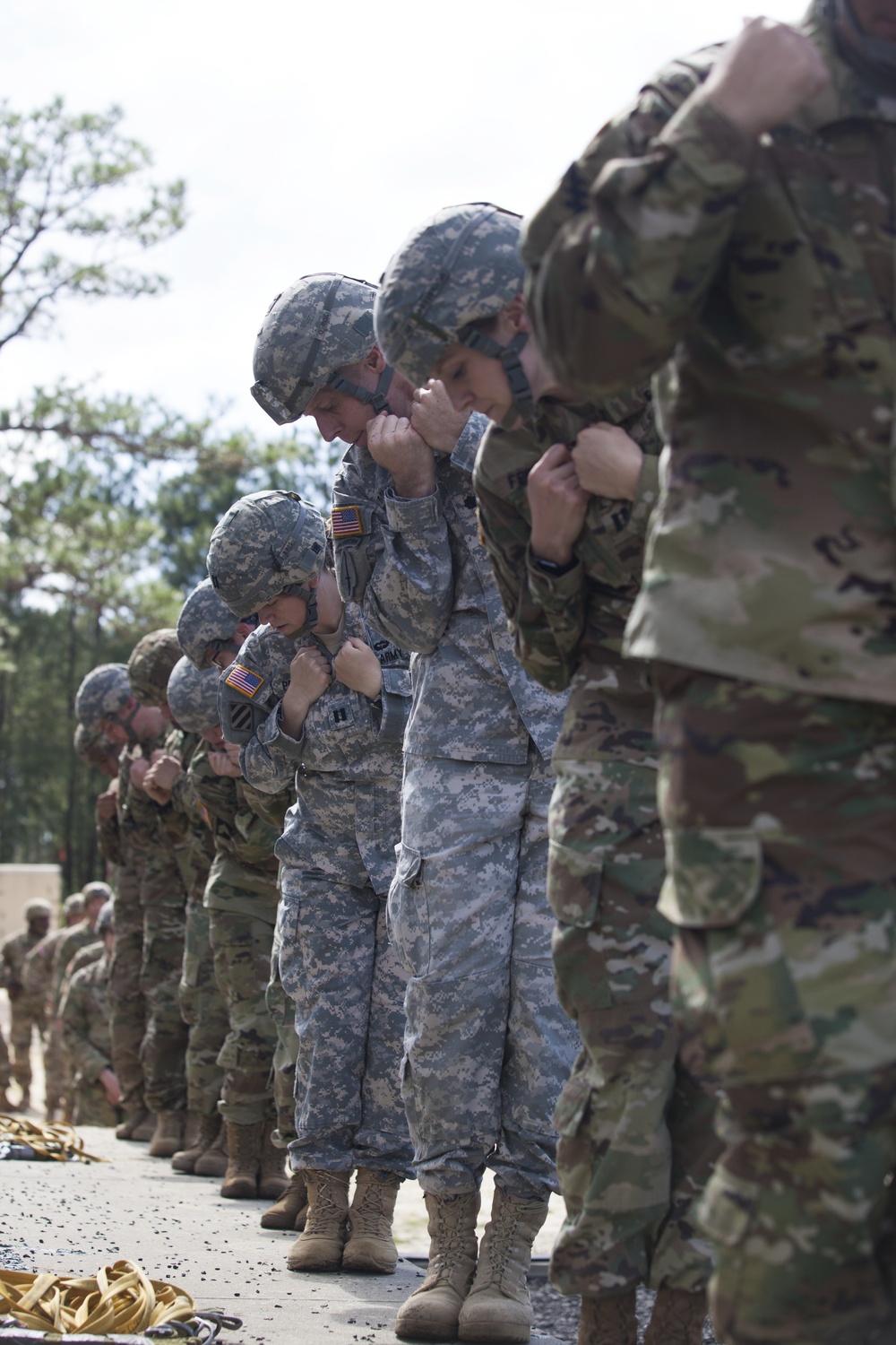 Fort Bragg Paratroopers Conduct Pre-Jump Training