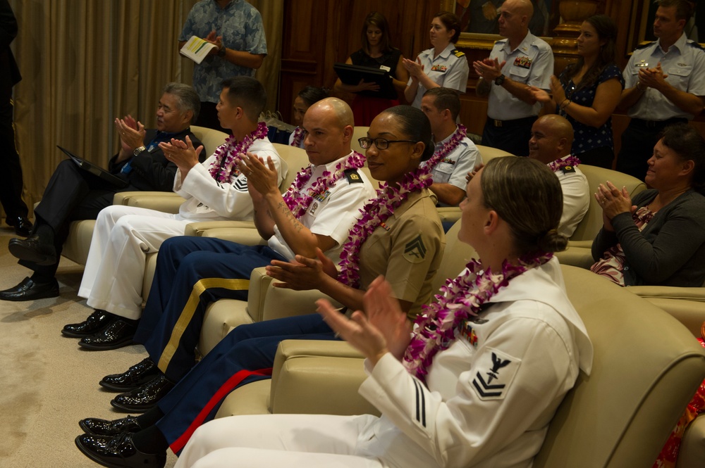 Hawaii’s exceptional seven recognized during Military Appreciation Month