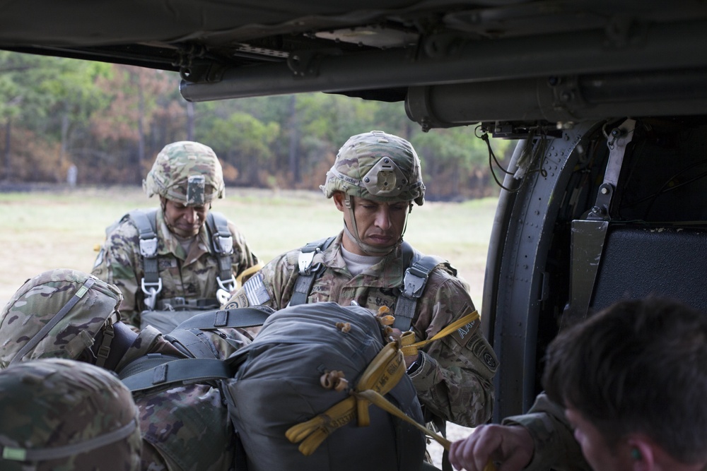 CSM Michael Green Conducts Airborne Operation