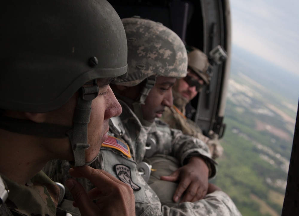 Fort Bragg Paratroopers Conduct Proficiency Jump