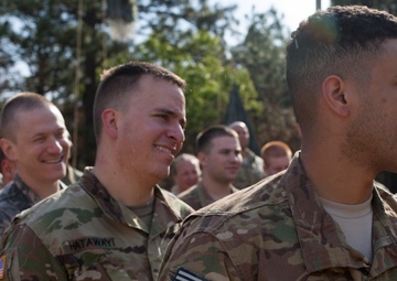 Fort Bragg Paratroopers Receive German Jump Wings
