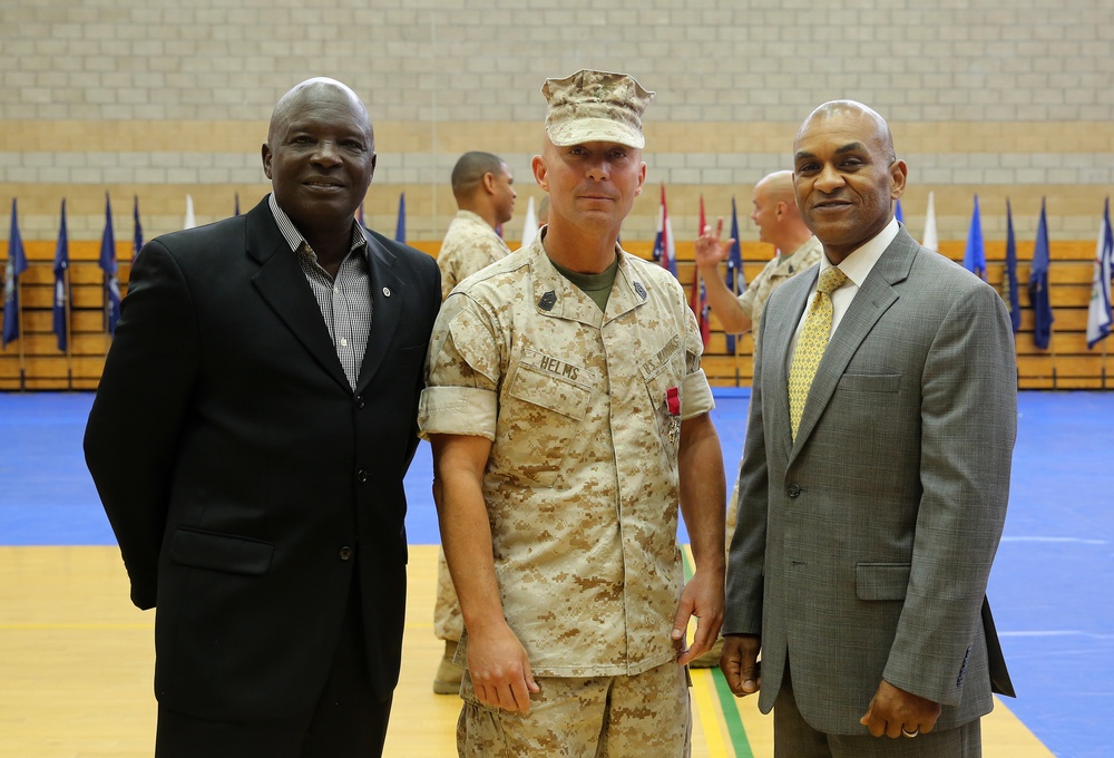 Sgt. Maj. Scott R. Helms Retirement Ceremony