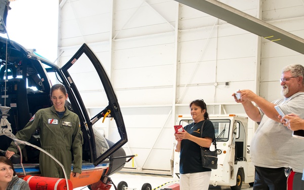 Coast Guard reunites with rescued men