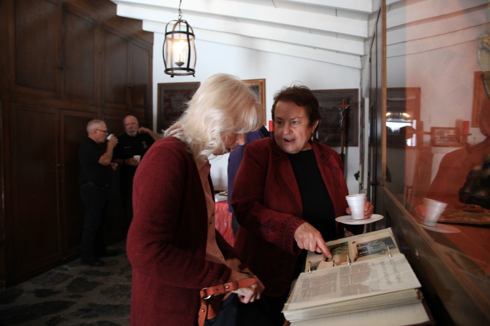 Saint Joan Stained Glass Dedication at the Ranch House Chapel