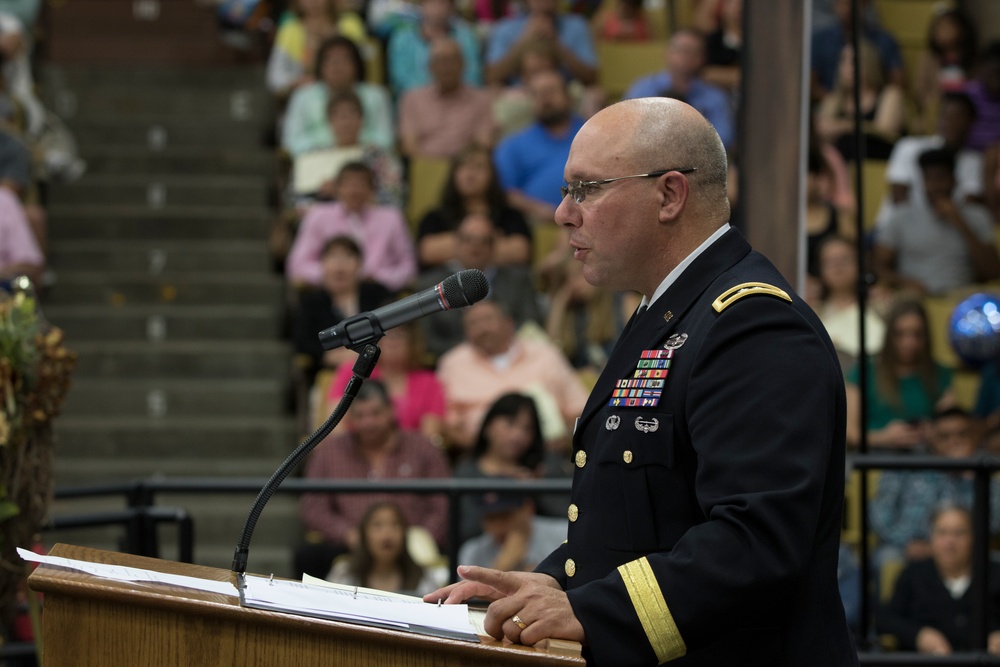 Kansas adjutant general delivers commencement address at GCCC graduation ceremony