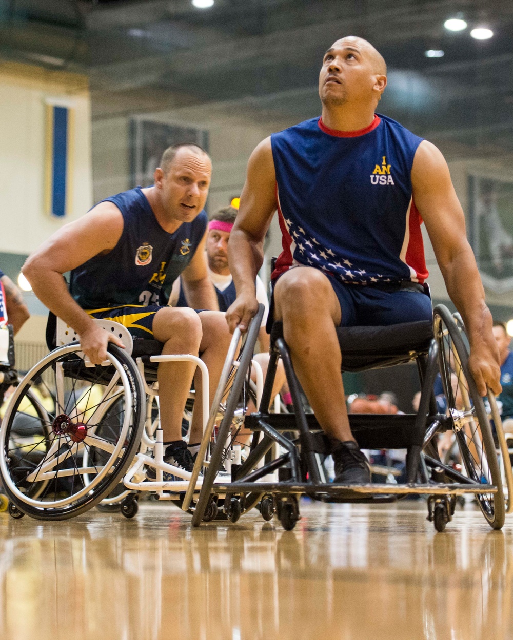 Team US, Australia clash in 2016 Invictus Games wheelchair basketball