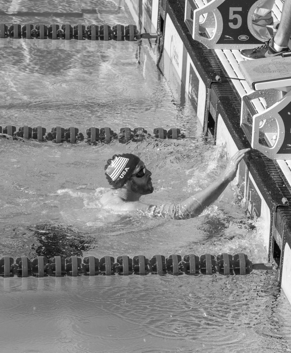 Wounded Warriors Compete in Swimming Preliminaries at 2016 Invictus Games