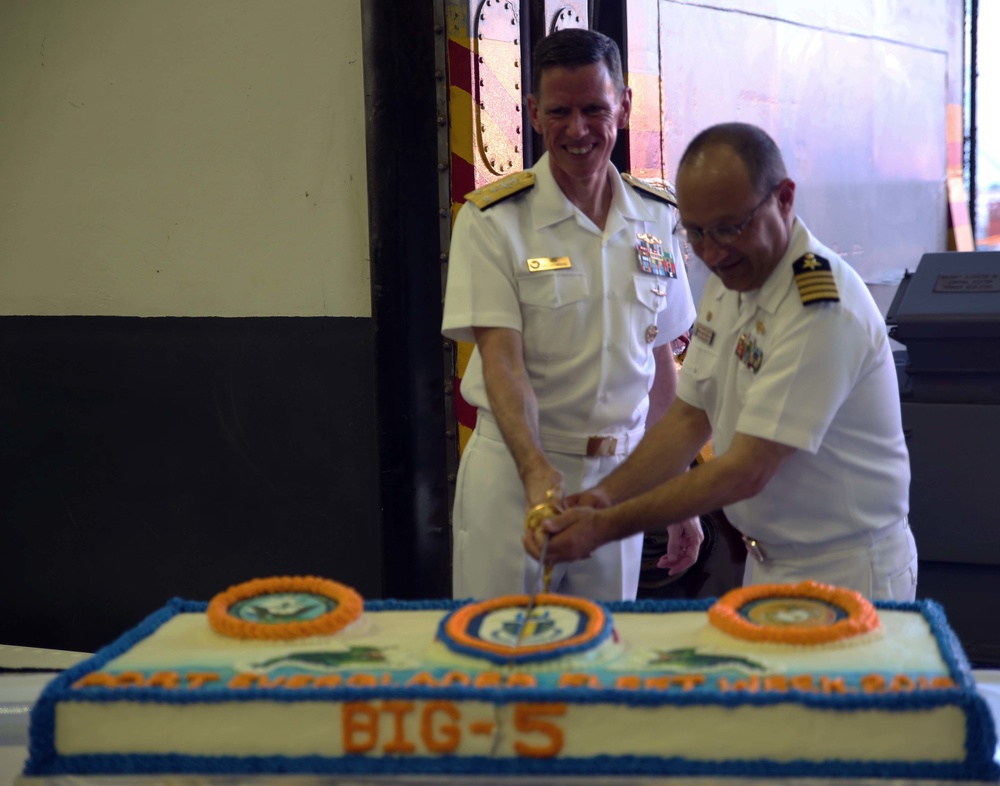 Marines, Sailors, community leaders, celebrate aboard USS Bataan