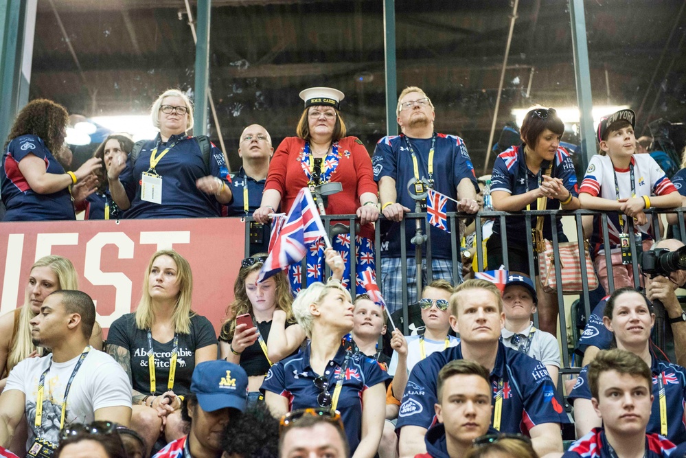UK vs Afghanistan sitting volleyball at 2016 Invictus Games