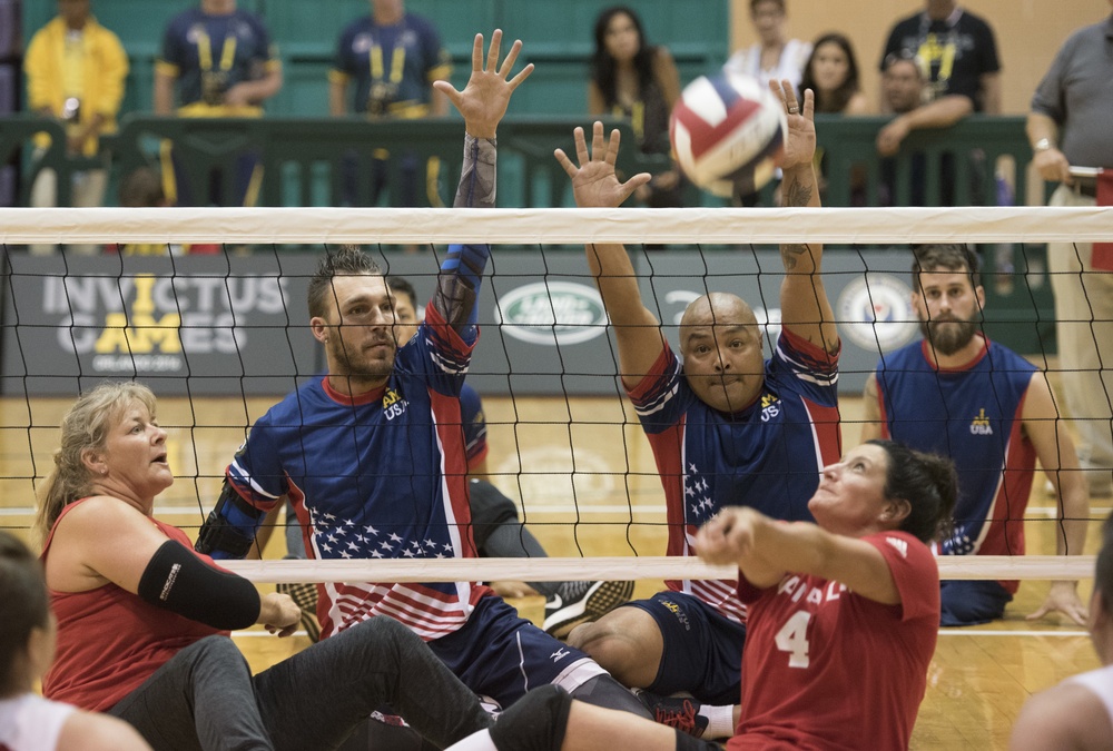 Sitting Volleyball competition at Invictus Games 2016