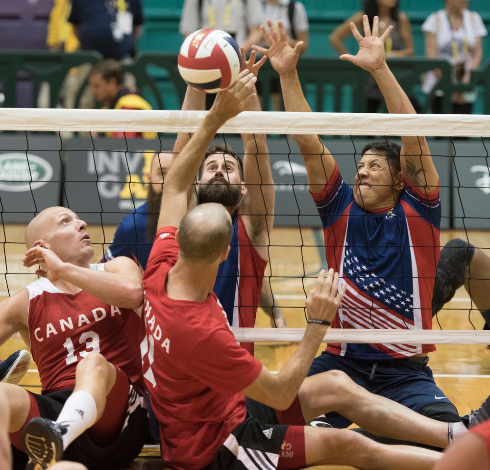 Sitting Volleyball competition at Invictus Games 2016