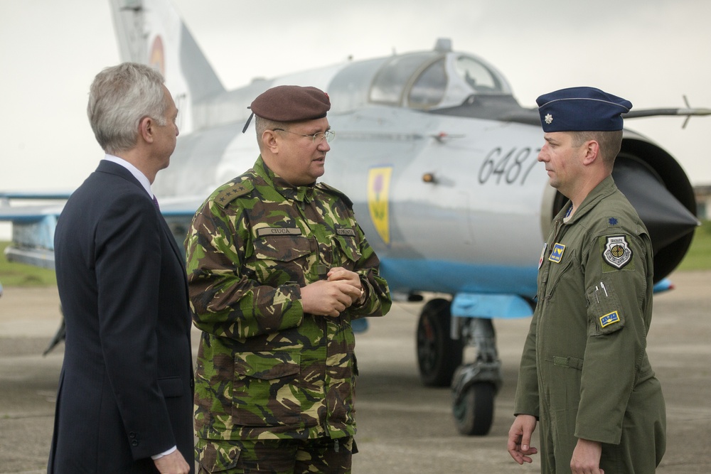 BSRF: 1st time F-22 Raptor visits Romania