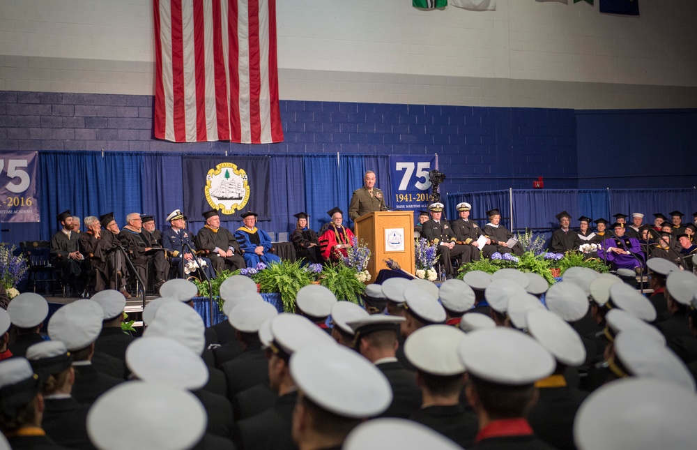 CJCS speaks at Maine Maritime Academy Commencement