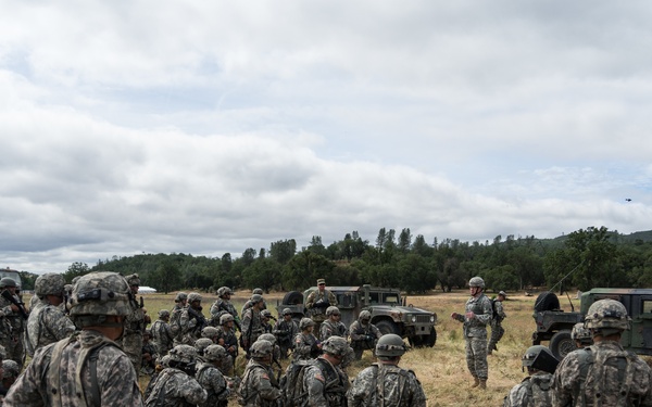 311th ESC Deputy Commander meets Soldiers