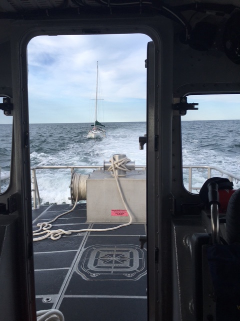 Coast Guard assists vessel taking on water