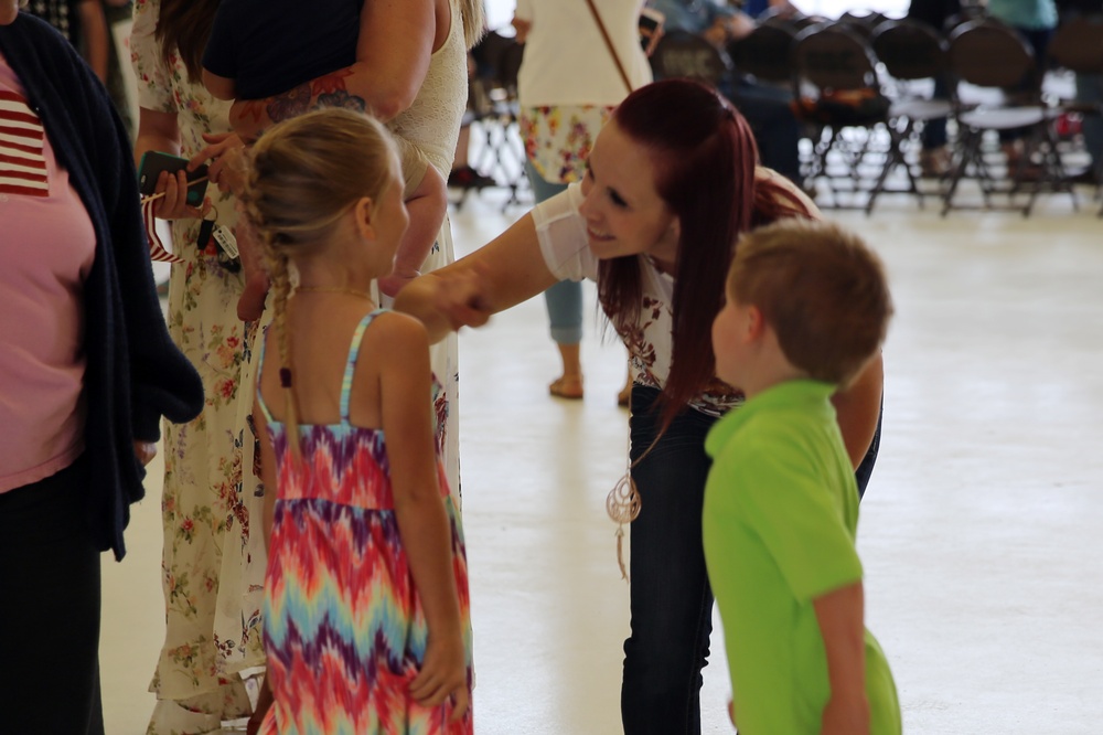 Marines with VMA-223 reunite with their families