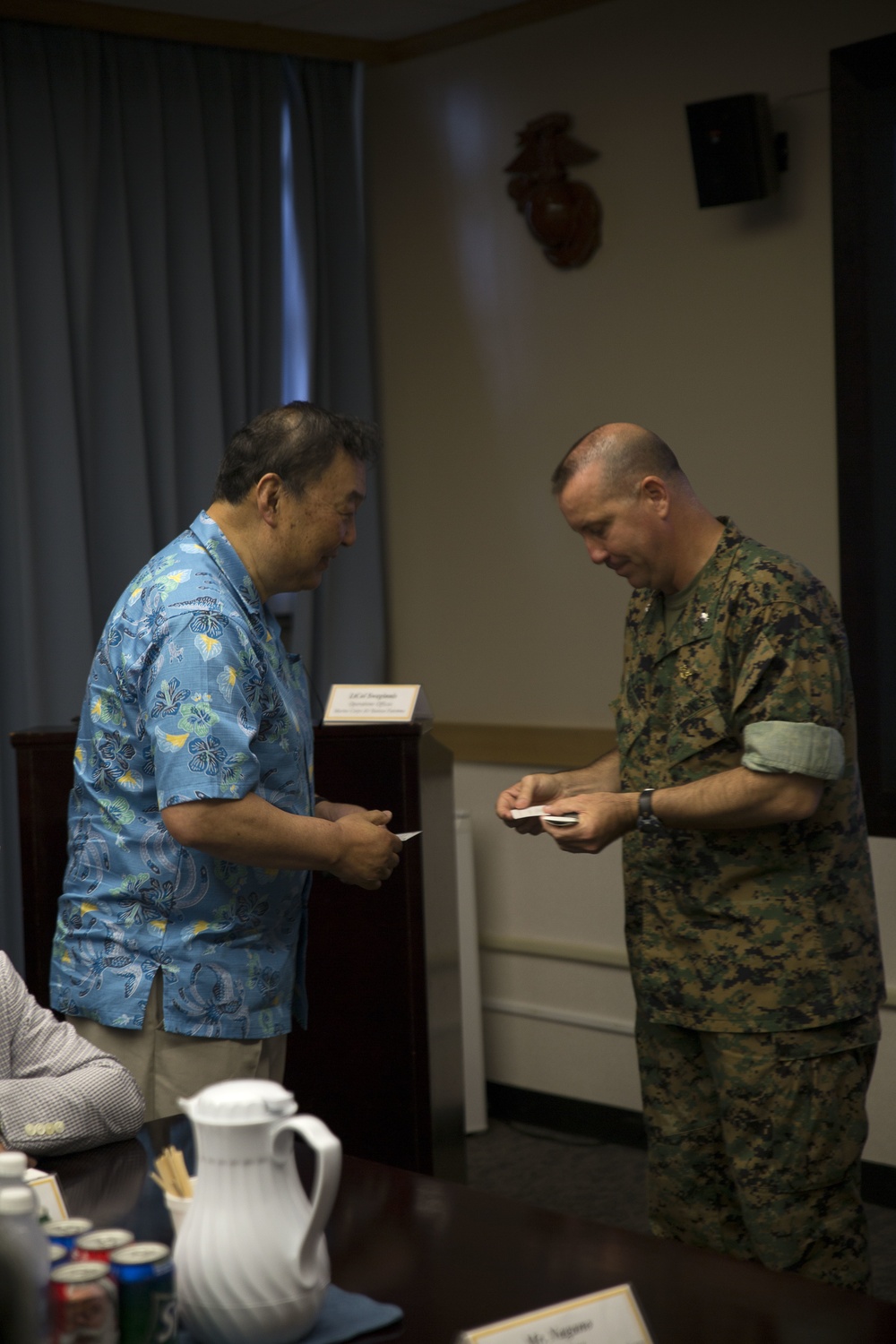 Iwakuni Chamber of Commerce, CSDB visit MCAS Futenma