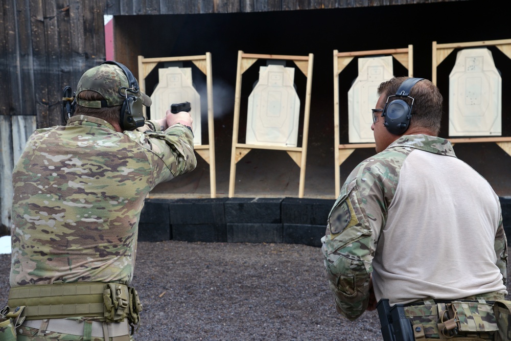 1st Battalion, 10th Special Forces Group (Airborne) M9 pistol range