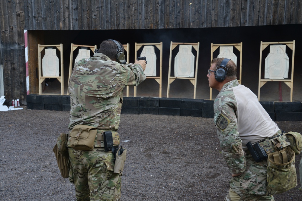 1st Battalion, 10th Special Forces Group (Airborne) M9 pistol range