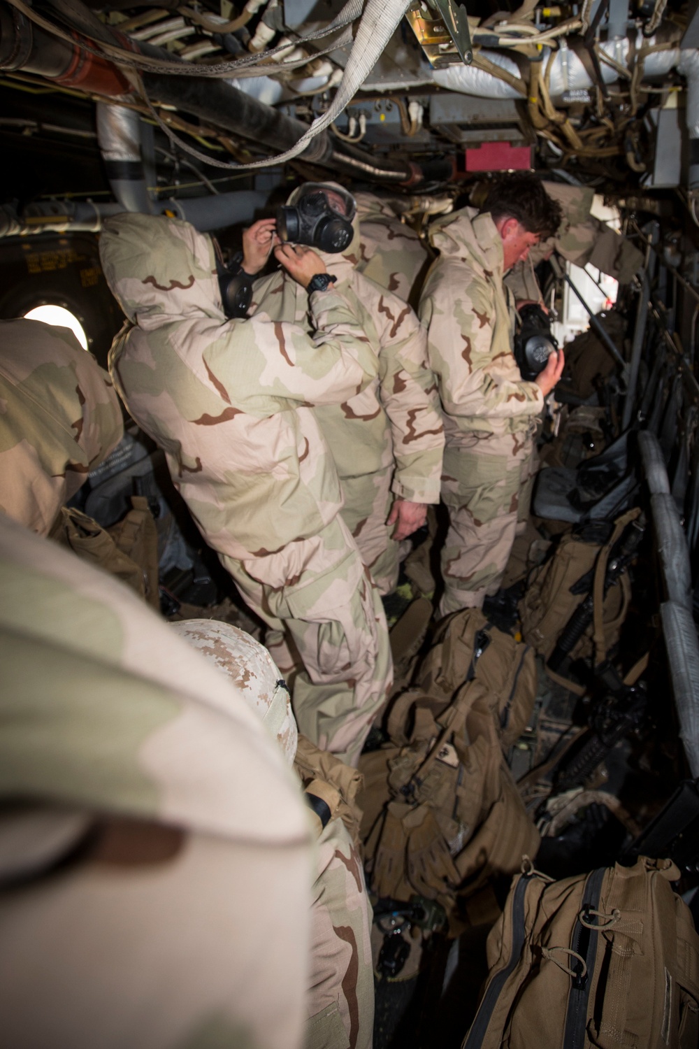 U.S. Marines prepare against chemical threats with CBRN training drills