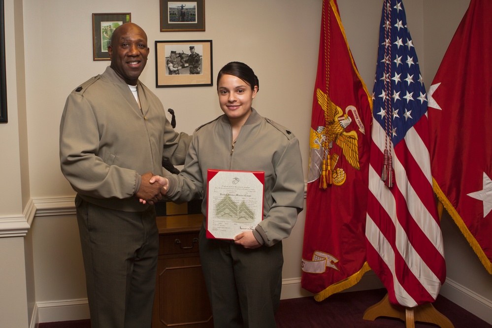 Promotion ceremony