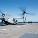 SPMAGTF-CR-AF Ospreys land on French Ship BPC Dixmude