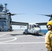 SPMAGTF-CR-AF Ospreys land on French Ship BPC Dixmude