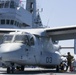 SPMAGTF-CR-AF Ospreys land on French Ship BPC Dixmude
