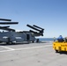 SPMAGTF-CR-AF Ospreys land on French Ship BPC Dixmude